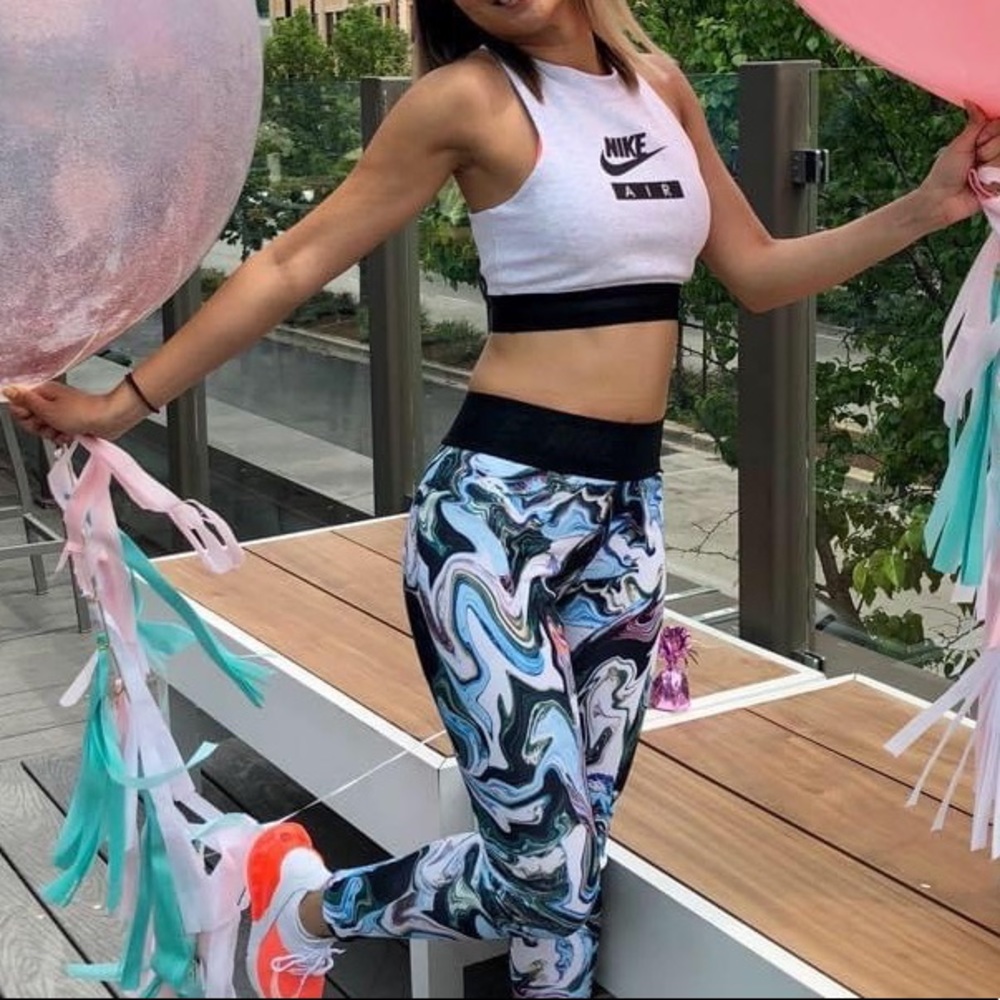 Nike marble print legging